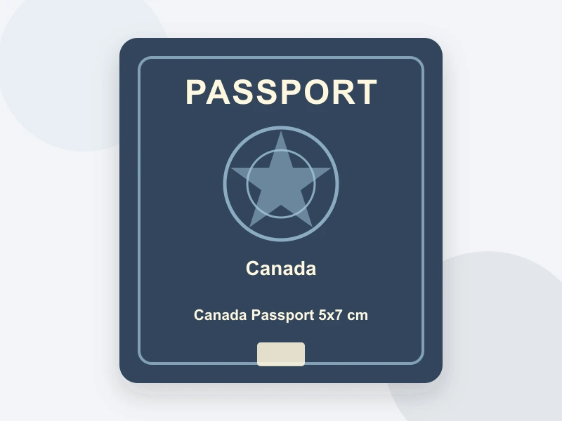 Canada Passport 5x7 cm (715x1000 - 2000x2800) document illustration