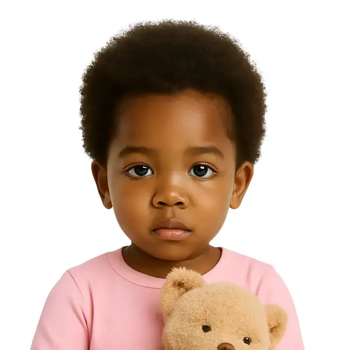 Rejected baby passport photo example 3