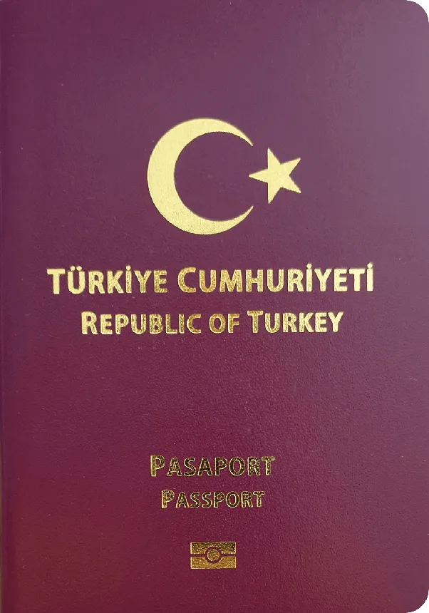 Turkey Passport 50x60 mm (5x6 cm) Turkey Passport 50x60 mm (5x6 cm) mockup